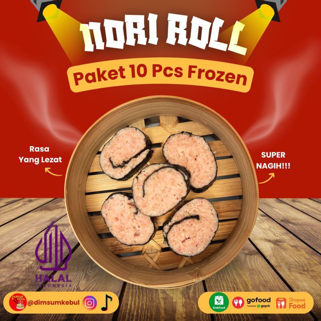 

NORI ROLL FROZEN (10 PCS)