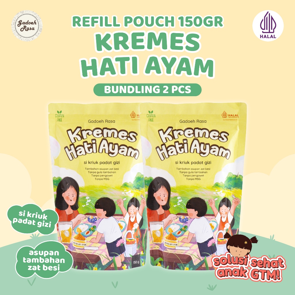 

Gadoeh Rasa Kremes Hati Ayam Bundling 2pcs 150gr
