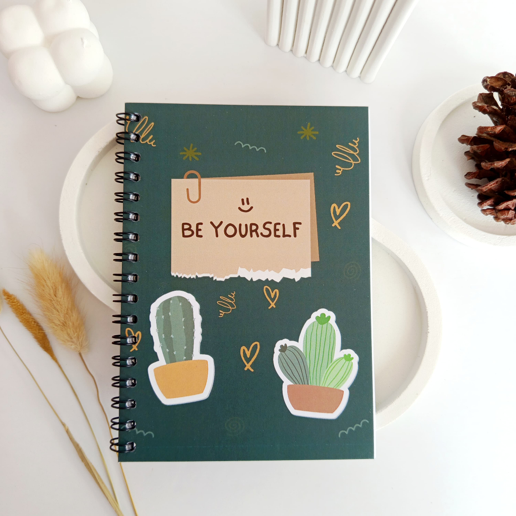 

Notebook A6 Journal (Be Yourself) /Buku Diary Aesthetic /Buku Catatan Kecil/Notebook