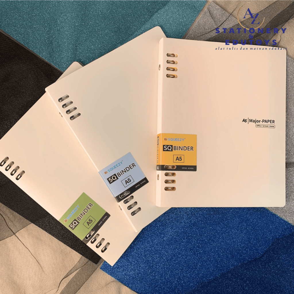 

Binder SQUEEZY SQA5-3276 Binder A5 Major Paper Stylish & Praktis untuk Sekolah, Kuliah dan Kantor