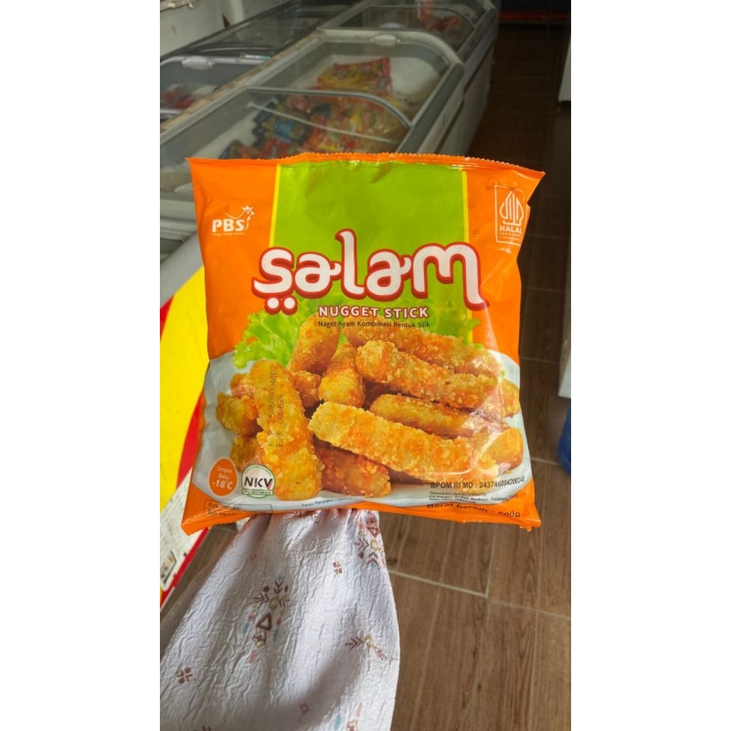 

Salam Naget Stik 500g Frozen food cik ntik Jambi cemilan jajanan seblak korea jepang