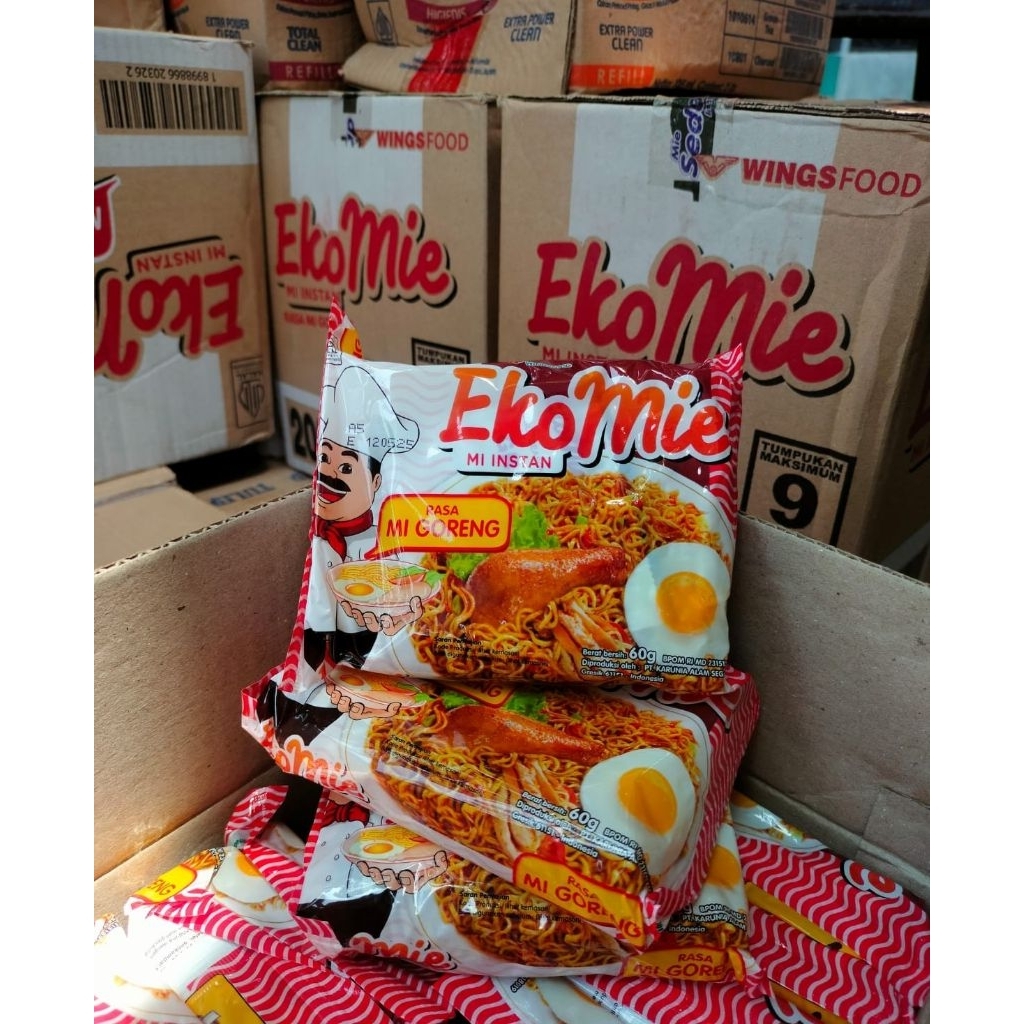 

Ekomie goreng 60g 1karton isi 40