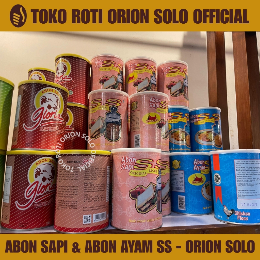 

Abon Sapi dan Abon Ayam SS - Orion Solo