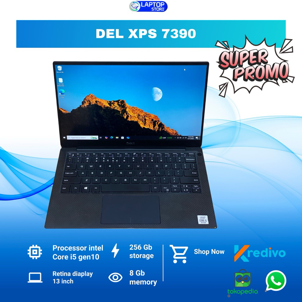 Dell Xps 13 7390 Core i5 Ram 8Gb ssd 256Gb