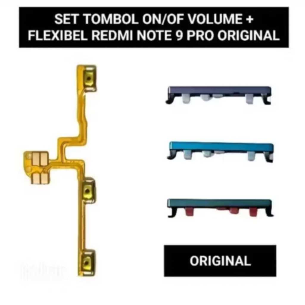 Tombol + Flexible on off volume readme 9 pro original