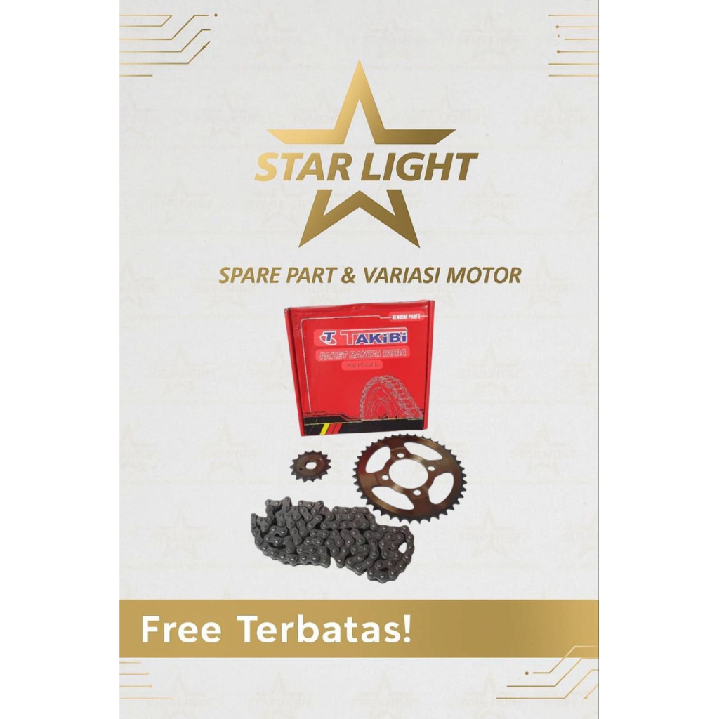 Gear Set Supra X, Supra Lama. Kode Kev, Kualitas Terbaik