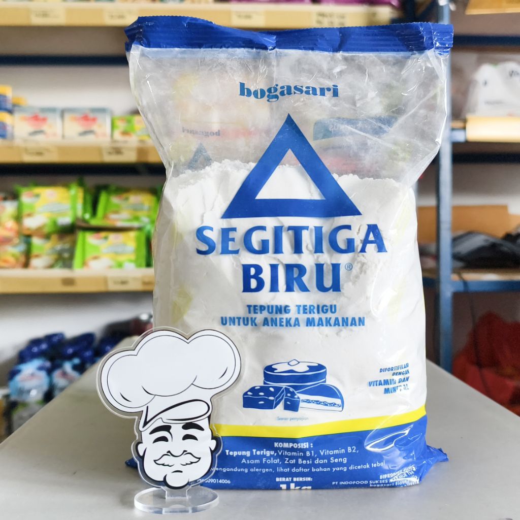 

Tepung Segitiga Biru Eko 1Kg / Tepung Serbaguna Segitiga 1Kg