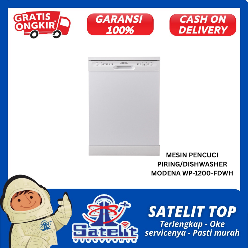 MESIN PENCUCI PIRING/DISHWASHER MODENA WP-1200-FDWH