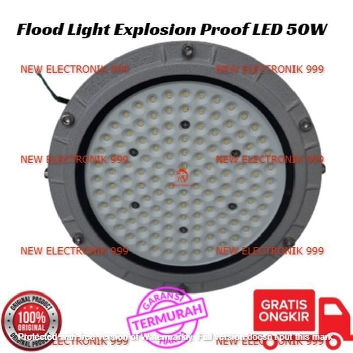 Flood Light Explosion Proof LED 50w YAMING Lampu Sorot 6000K DAYLIGHT PUTIH