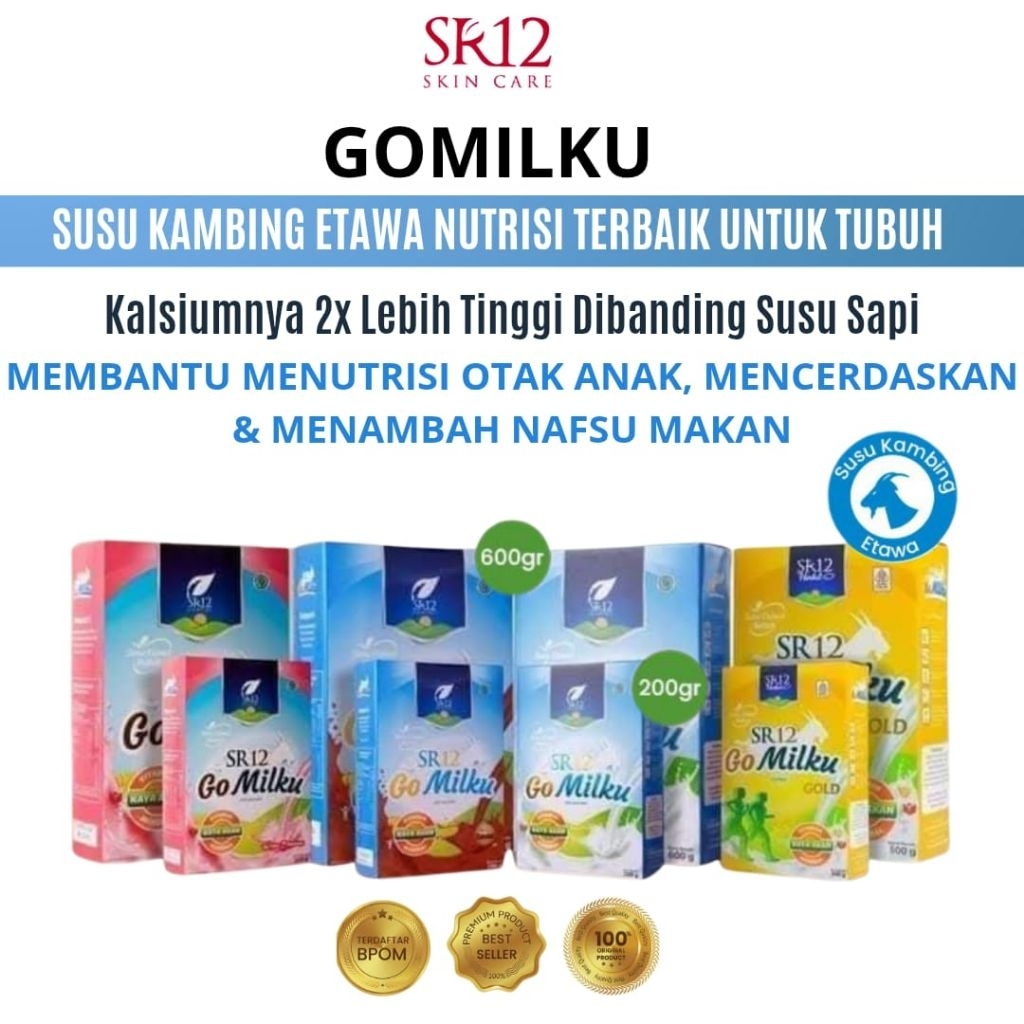 

Susu Gomilku SR12 Susu Kambing Etawa Bubuk Kualitas Premium BPOM