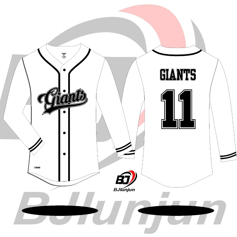 JERSEY BASEBALL LENGAN PANJANG PRIA & WANITA COSTOM NAMA LOGO DAN TEAM SESUKA HATI