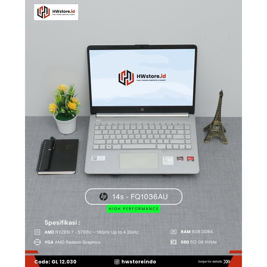 HP 14s - FQ1036AU
