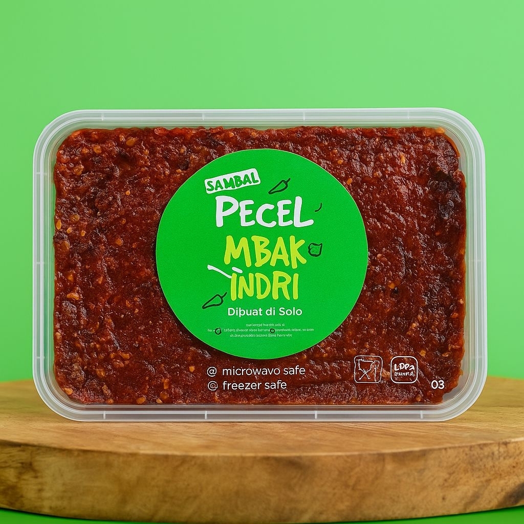 

Sambal Pecel Mbak Indri Asli Solo 500gr
