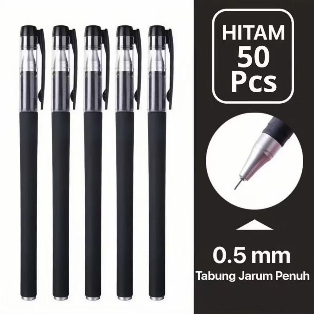 

REALPICT 3 Warna Gel Pen Pulpen Gel Tabung Jarum Penuh 3 Warna 0.5mm 1 PCS / Pulpen 3 Warna