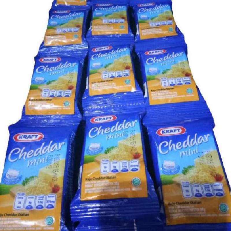 

KEJU KRAFT CHEDAR MINI RENCENG ISI 8 PCS