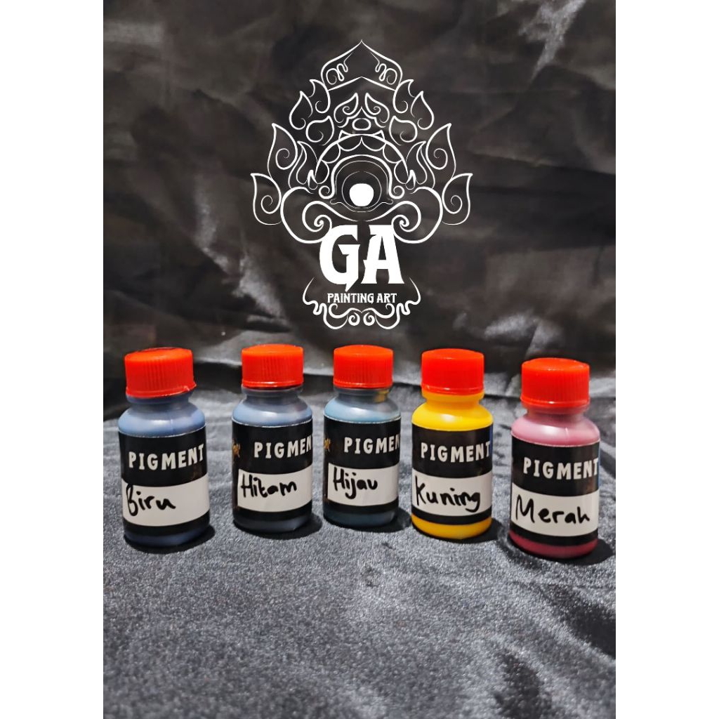 

CAT PIGMEN 30ml Water based, cat sablon, cat tembok, cat wayang
