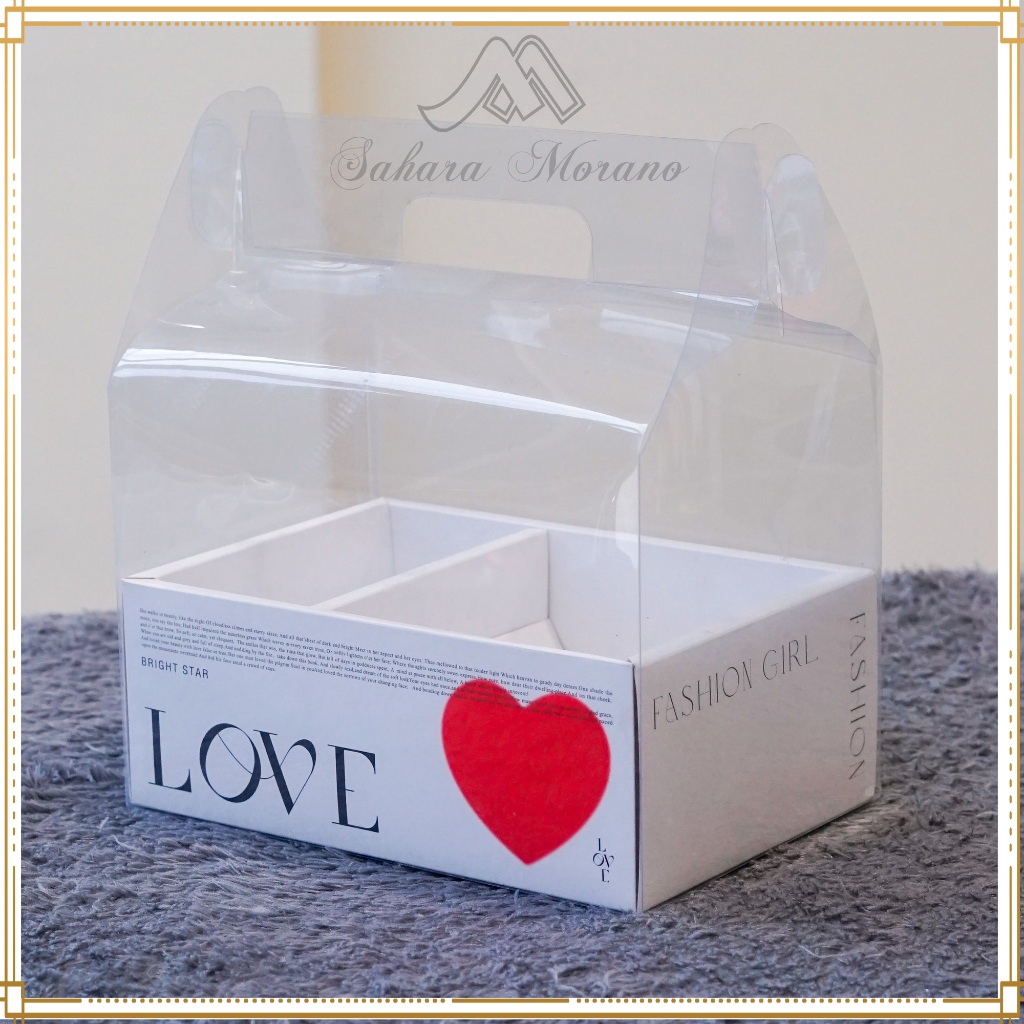 

Flower Box Mika Handle Box Hampers Gift Box Box Hadiah Serbaguna Box Seserahan