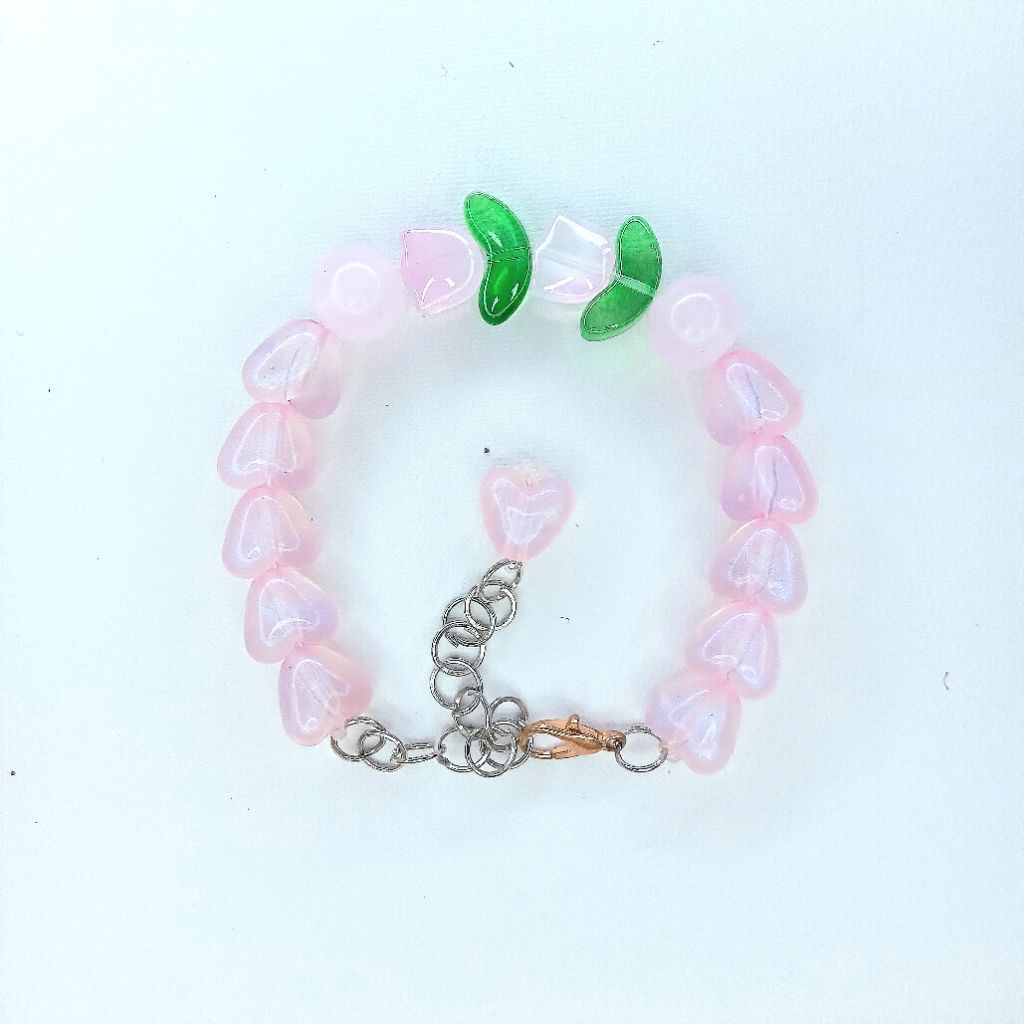Gelang Manik Pink Lucu / Gelang manik-manik / gelang manik-manik pink