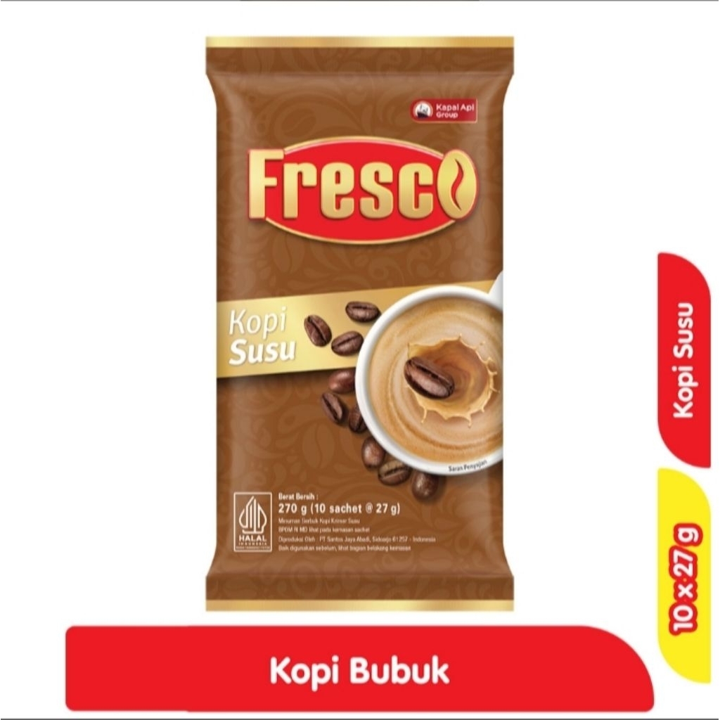 

FresCo Kopi Instan Krim Susu 10 x 27 g