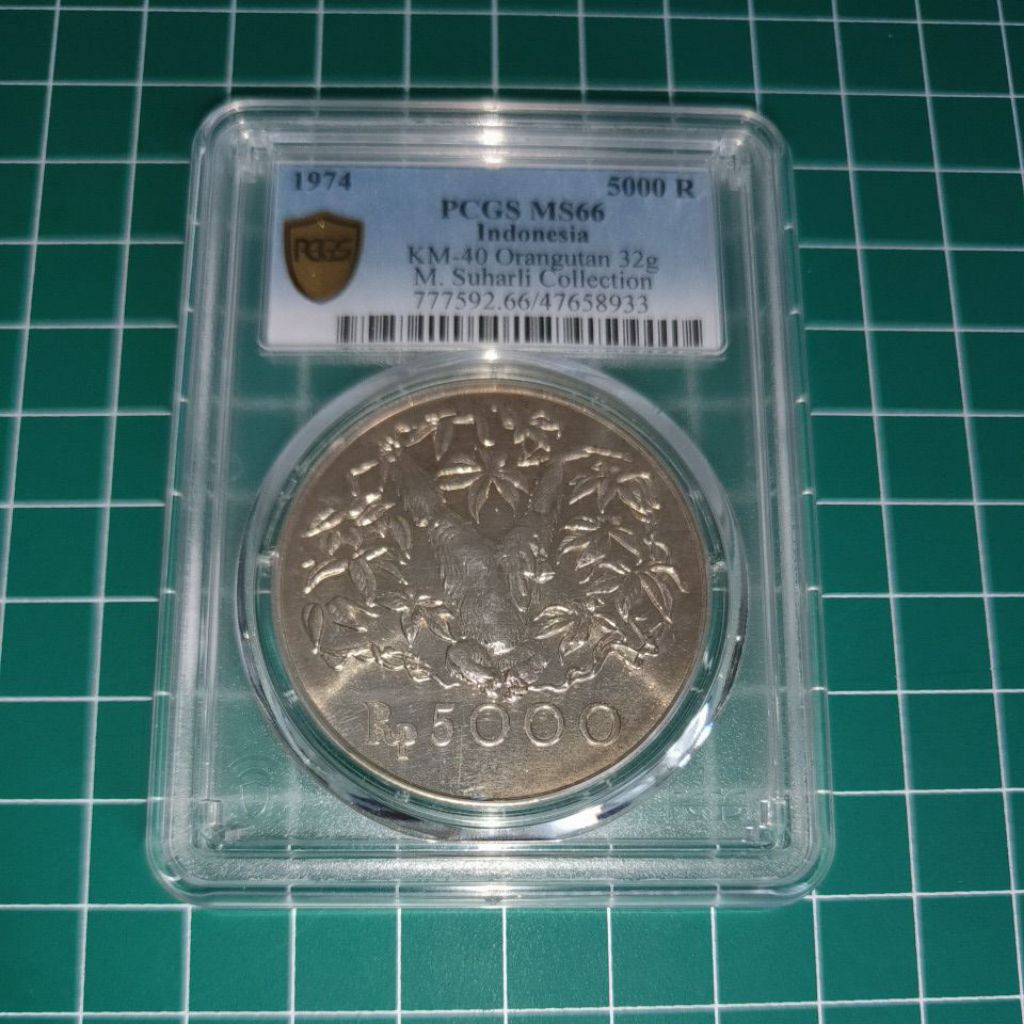 PCGS KOIN ORANG UTAN 5000 1974 PCGS MS66 47658933