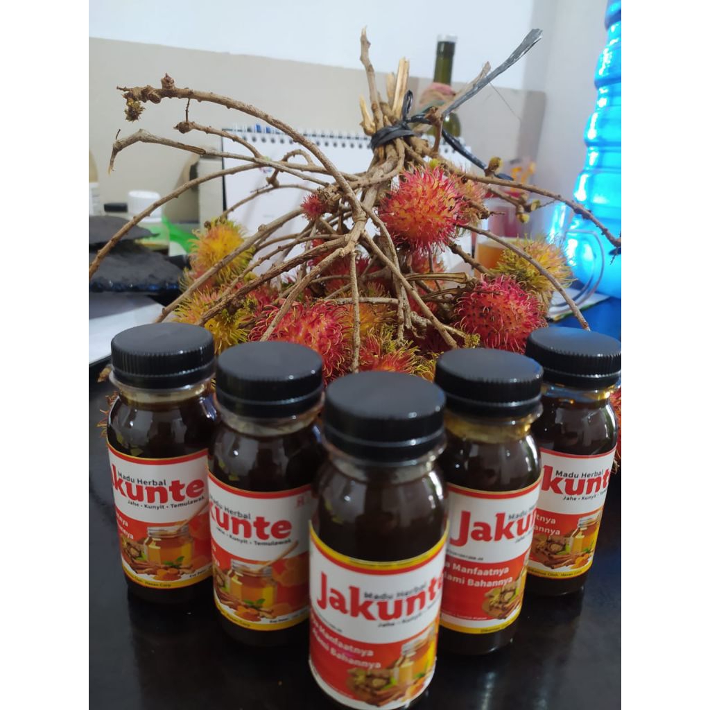 

Madu JAKUNTE(jahe , kunyit, temulawak,)
