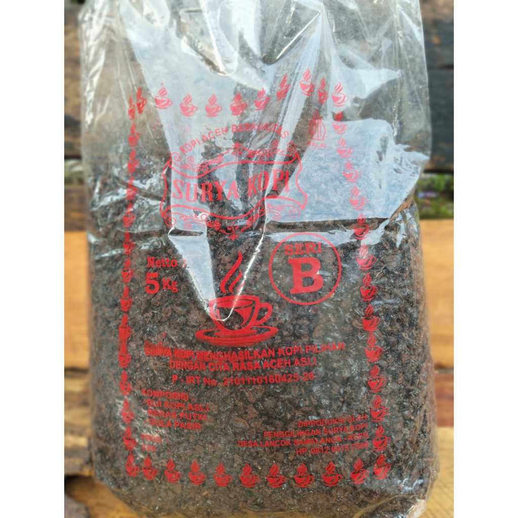 

Kopi Kasar Seri B Merk Surya (250 GRAM)