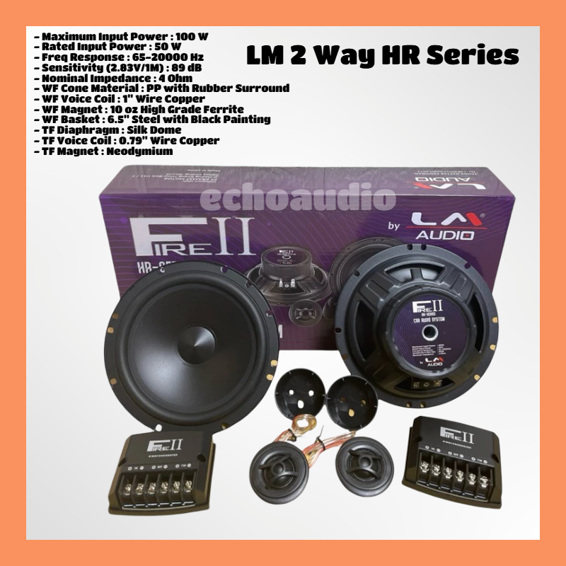 Speaker Split 2way LM Audio HR Series