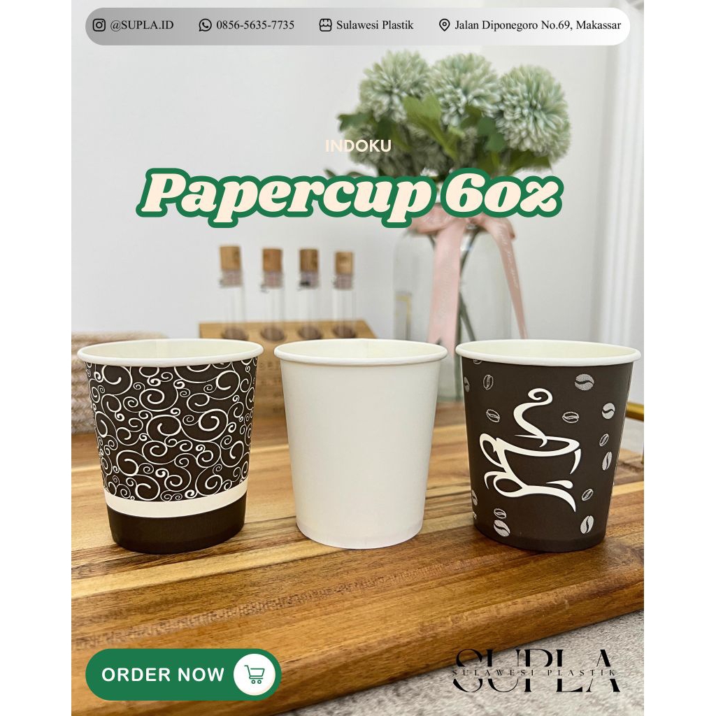 Gelas Kertas Kecil | Gelas Coffe Motif | Gelas Coffe Polos | Gelas Sekali Pakai | Gelas Event