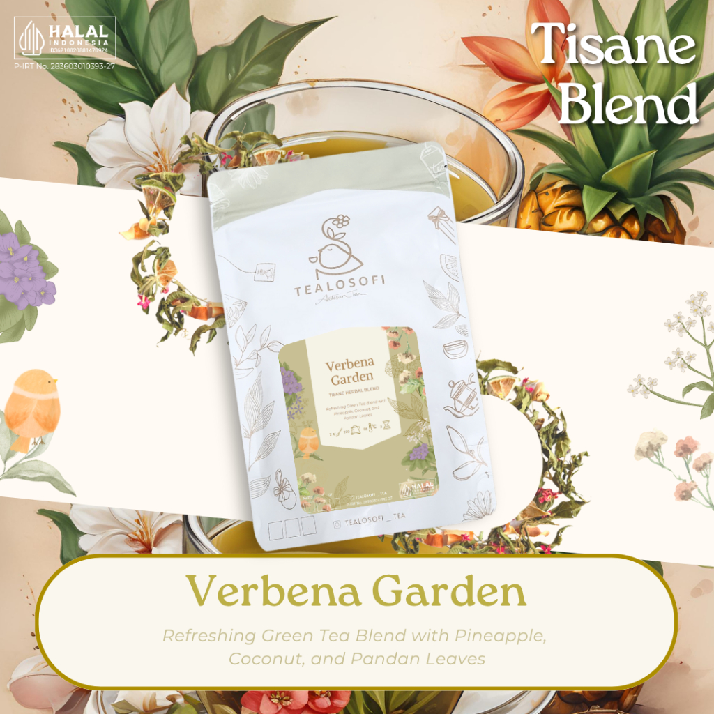 

Verbena Garden - Herbal Tisane Blend by Tealosofi Tea - Healthy Drink