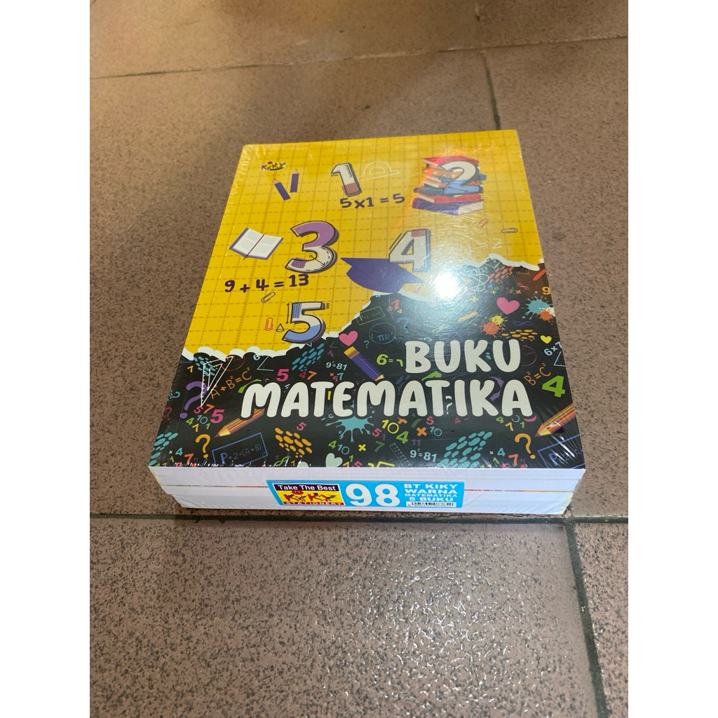 

Buku Tulis Kiky Strimin / Matimatika / Petak Kecil isi 98 lembar
