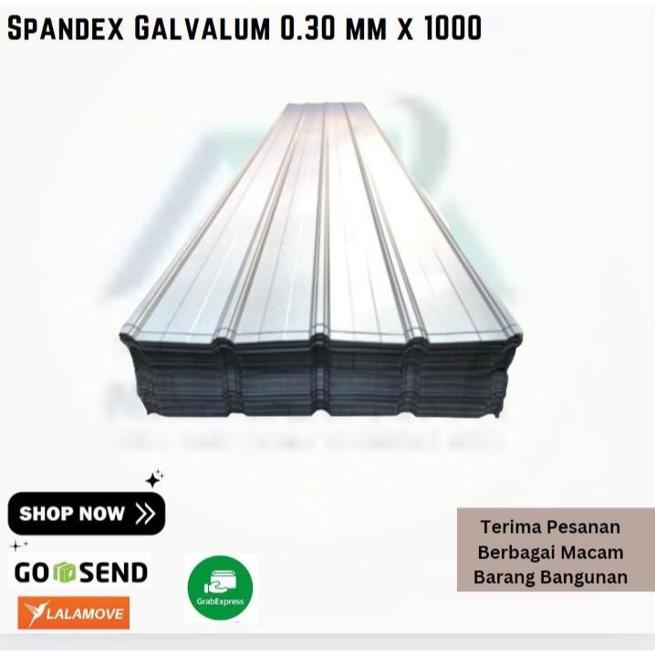 Spandex Galvalum 0.30 mm x 1000