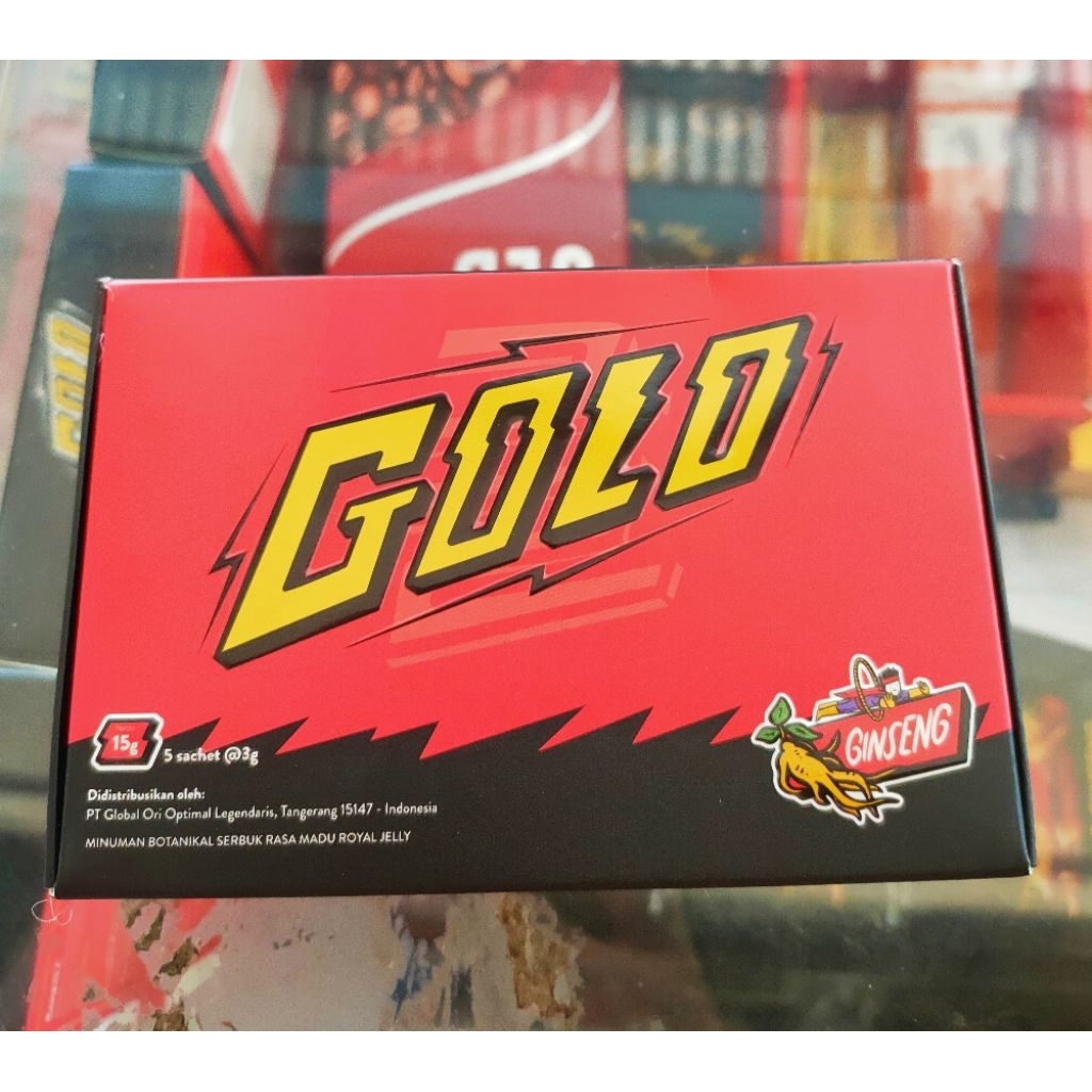 GOLO Gingseng Original 1Biji Minuman Serbuk Pria Penambak Stamina