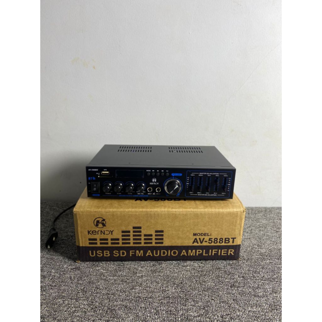 Kendy AV-588BT USB SD FM Audio Amplifier Bluetooth - Power Amplifier Karaoke & Musik