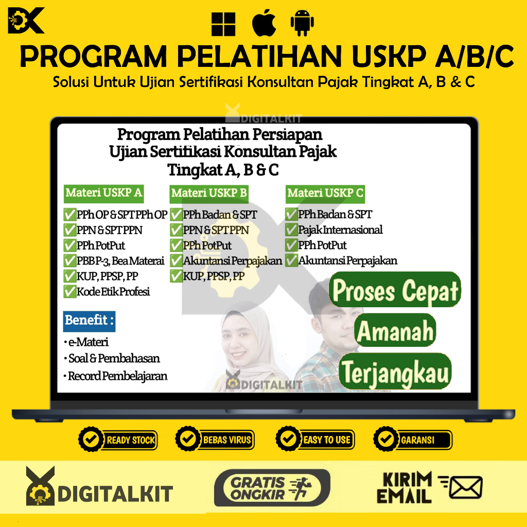 KUMPULAN MATERI BELAJAR USKP LENGKAP TINGKAT A, B & C