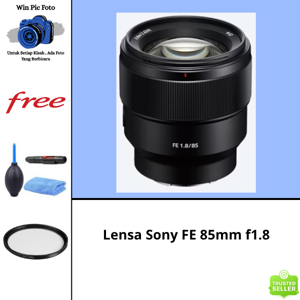 Lensa Sony FE 85mm f1.8 / Lensa Kamera Sony / Lensa Camera Sony / Lens Kamera Sony / Lens Camera Son