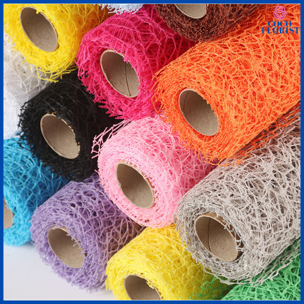 

ROLL 10 Meter Kertas Jaring Jala Buket Bunga Korean Jaring Spider Roll Mesh Polynet Flower Wrapping Paper Korean R10