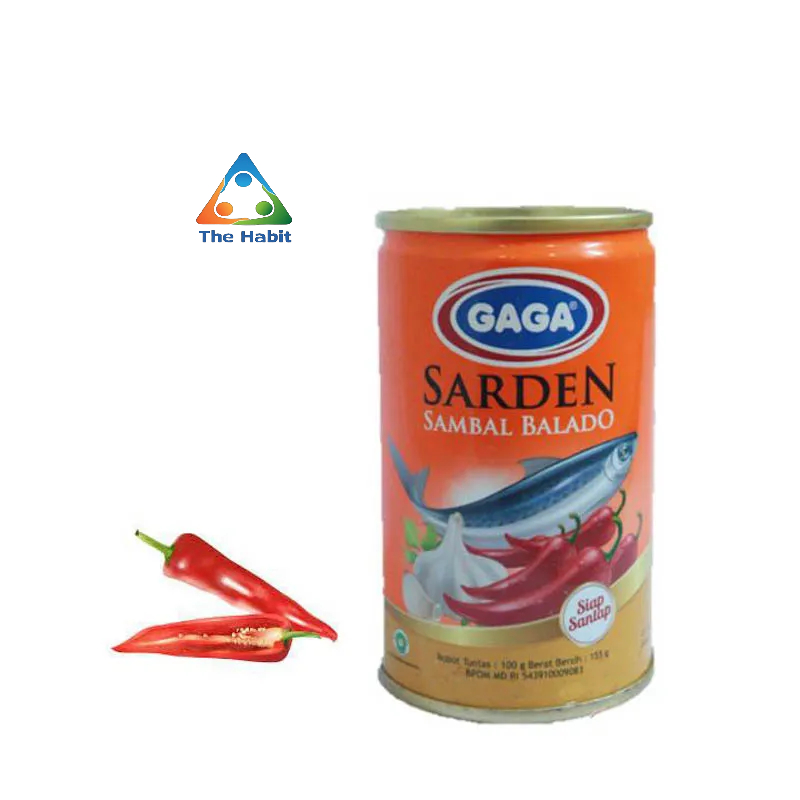 

(The Habit) Gaga Sarden Sambal Balado 155Gr