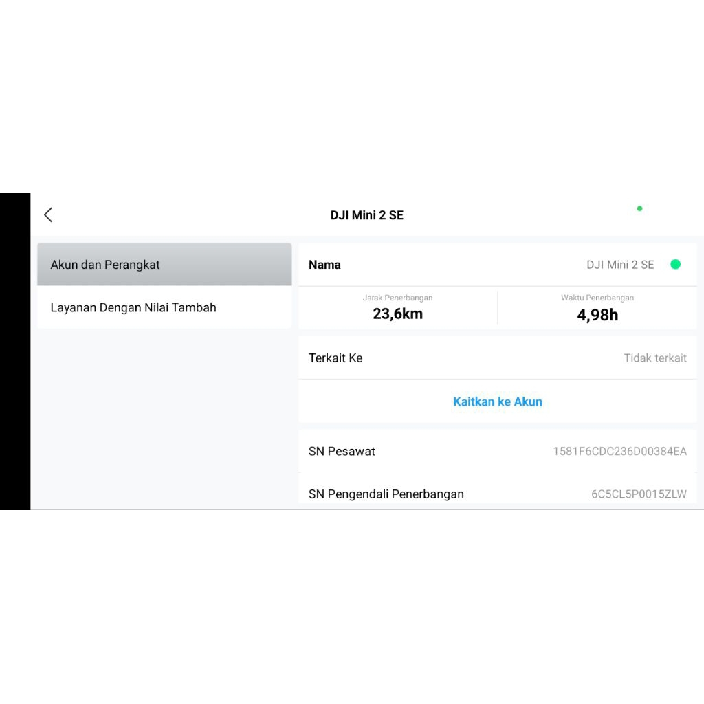 dji mini 2 se unit dan remot bekas crash bisa terbang