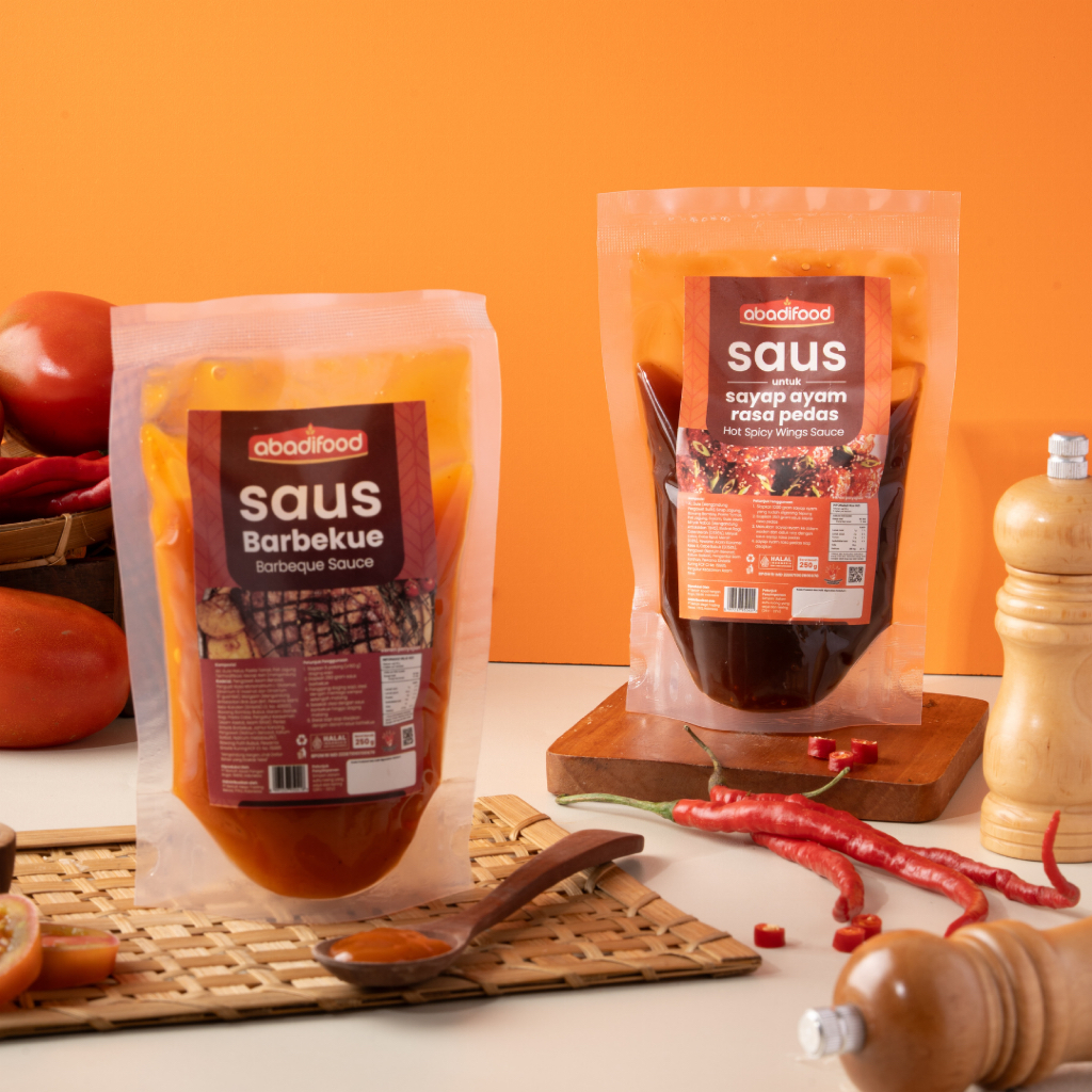 

[Paket Hemat] Bundle Saus BBQ Original & Hot Spicy Wings AbadiFood