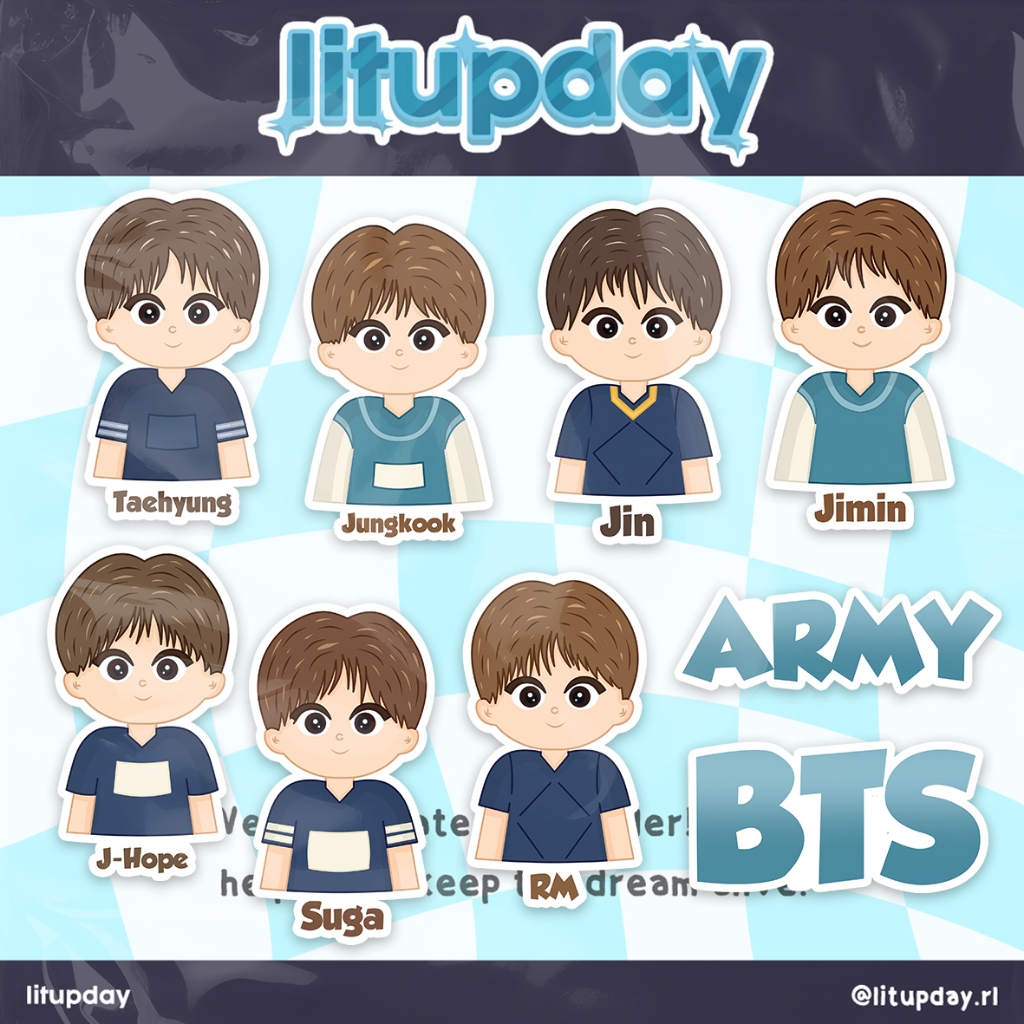 

Stiker Kpop BTS Die Cut | Stiker Kpop | Anti Air