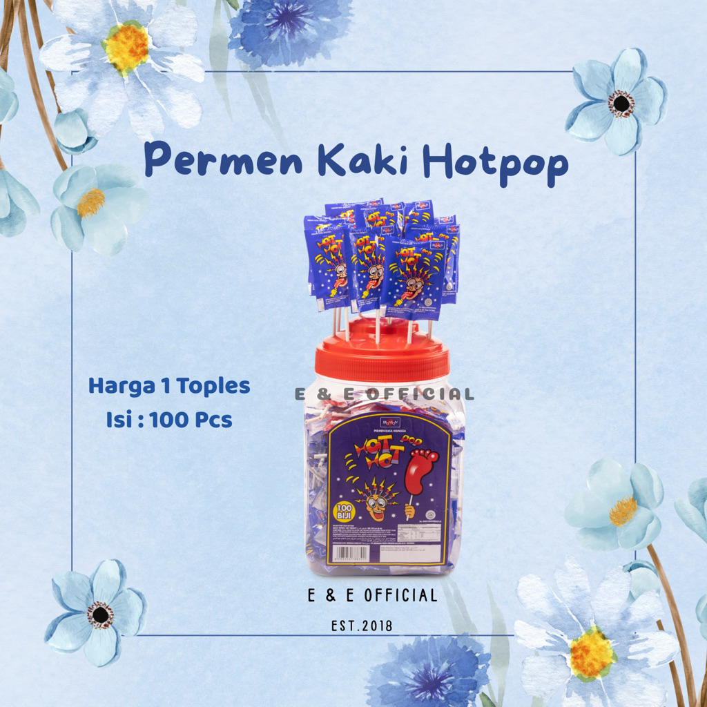 PERMEN KAKI MERAH / PERMEN HOT HOT POP / PERMEN BRONSON / PERMEN PENDEKAR BIRU / PERMEN KAKI BIRU