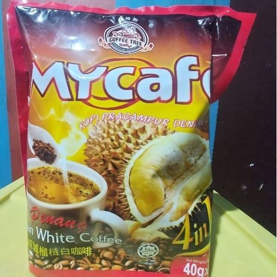 

[oddsolshop] pekanbaru/My Cafe Penang White Coffee Durian 40GR 15 PCS