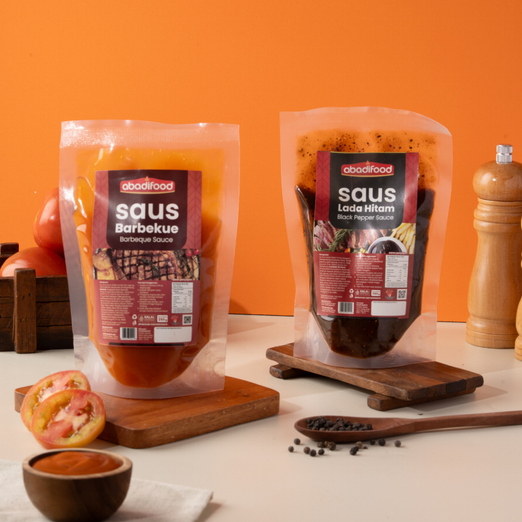 

[Paket Hemat] Bundle Saus BBQ Pedas + Black Pepper AbadiFood