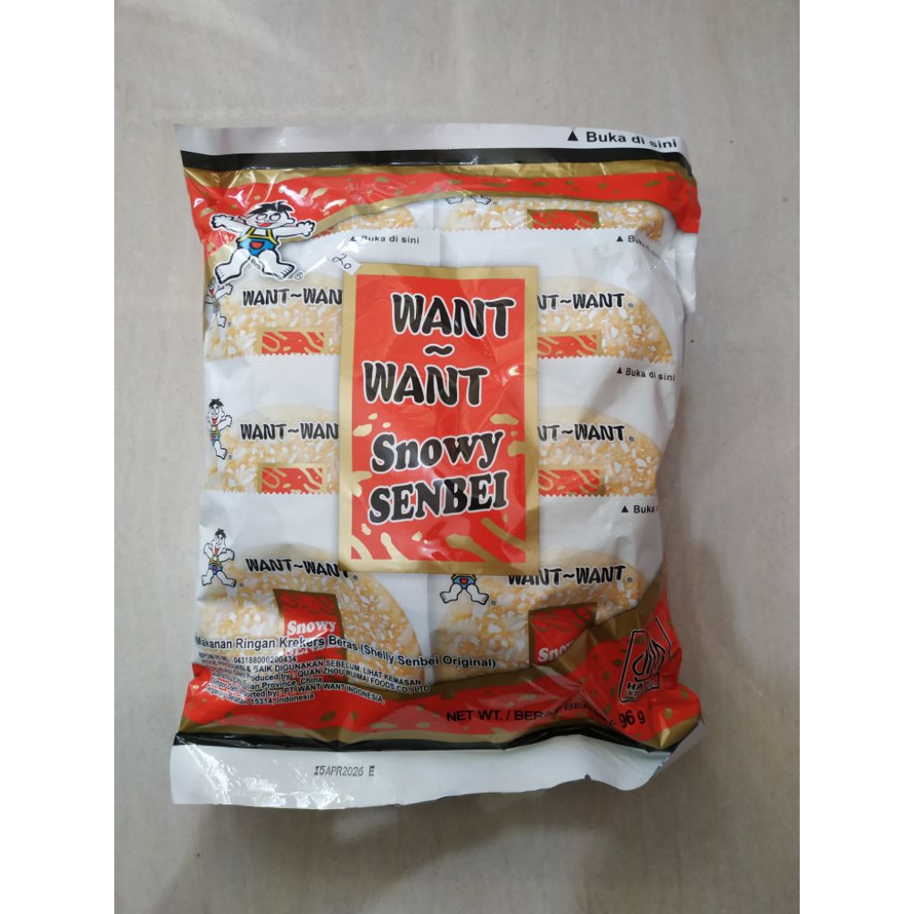 

want want manis/kue beras