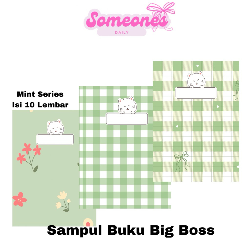 

[ISI 10] MINT SERIES SAMPUL BUKU AESTHETIC KOREAN STYLE