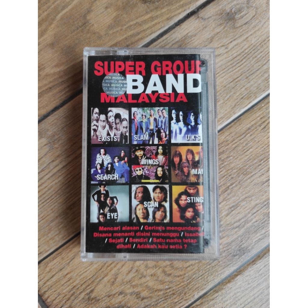 kaset pita super group BAND malaysia