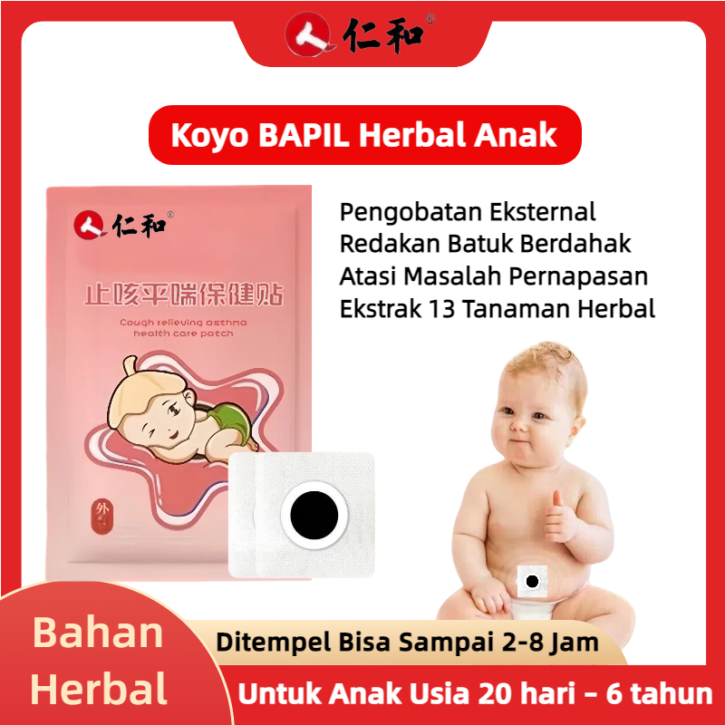 Koyo Herbal bayi untuk Batuk & Asma Batuk Pilek Anak Aman untuk bayi 2 Pcs