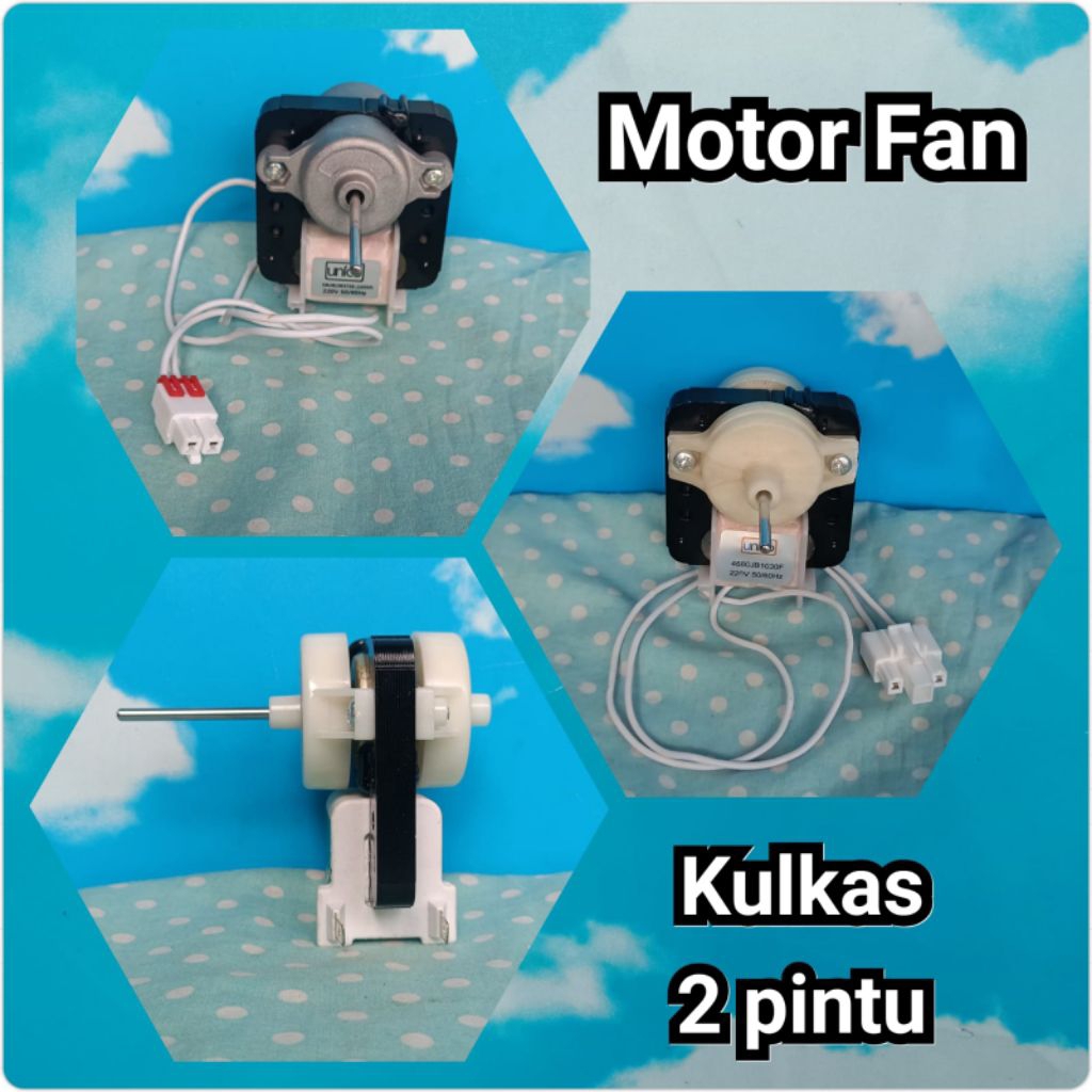 Motor fan kulkas 2 pintu