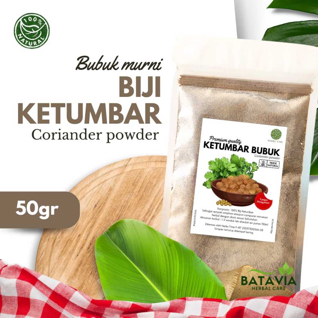 

Ketumbar Bubuk Murni Premium Herbs Time