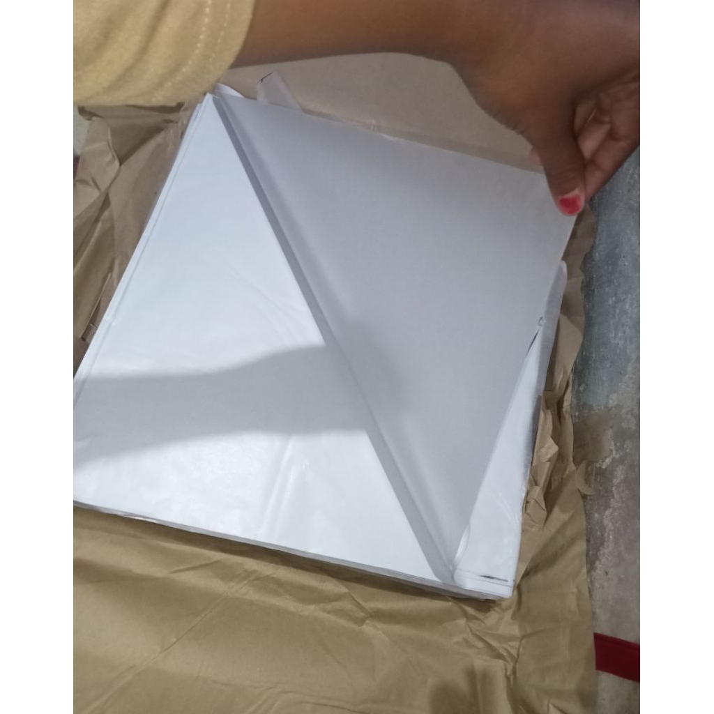 Kertas Layangan Minyak Polos putih (1000pcs)